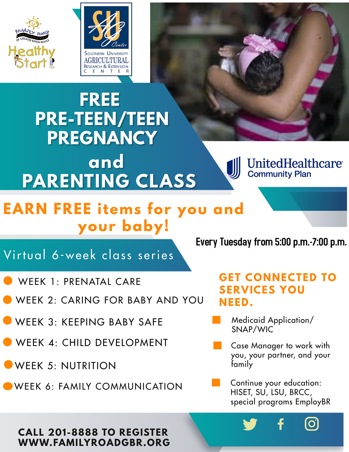 Teenage Pregnancy Parenting flyer